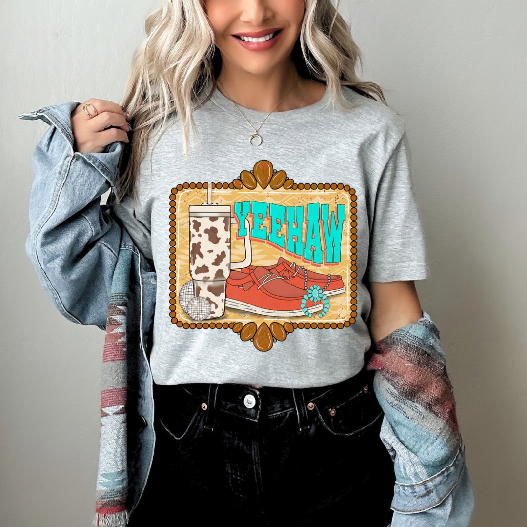 The Branded Roan - Yeehaw & Hey Dudes Tee