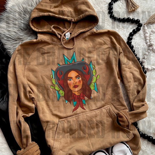 Fire In Her Eyes Hoodie