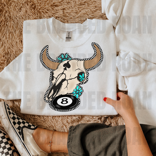 The Branded Roan - Bullskull & 8 Ball Crew