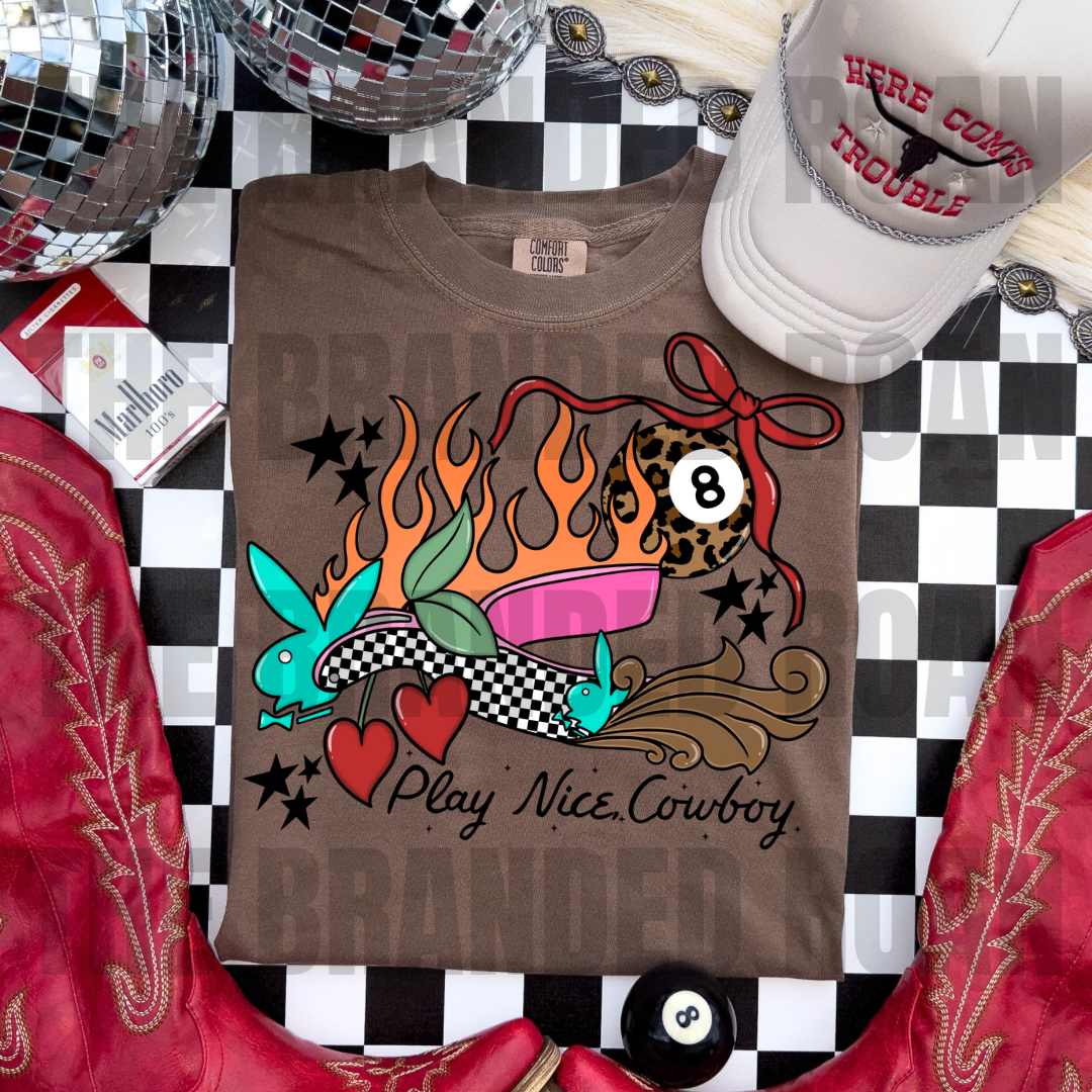 Play Nice Cowboy Tee