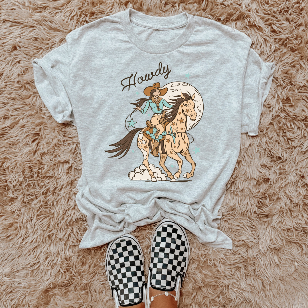 The Branded Roan - Howdy Tee