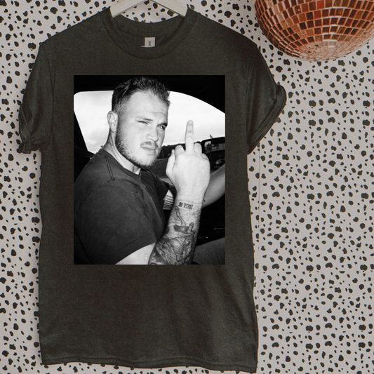 The Branded Roan - Zach Bryan Black Tee