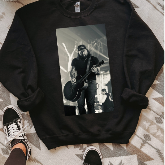 The Branded Roan - Koe Wetzel Black Crewneck