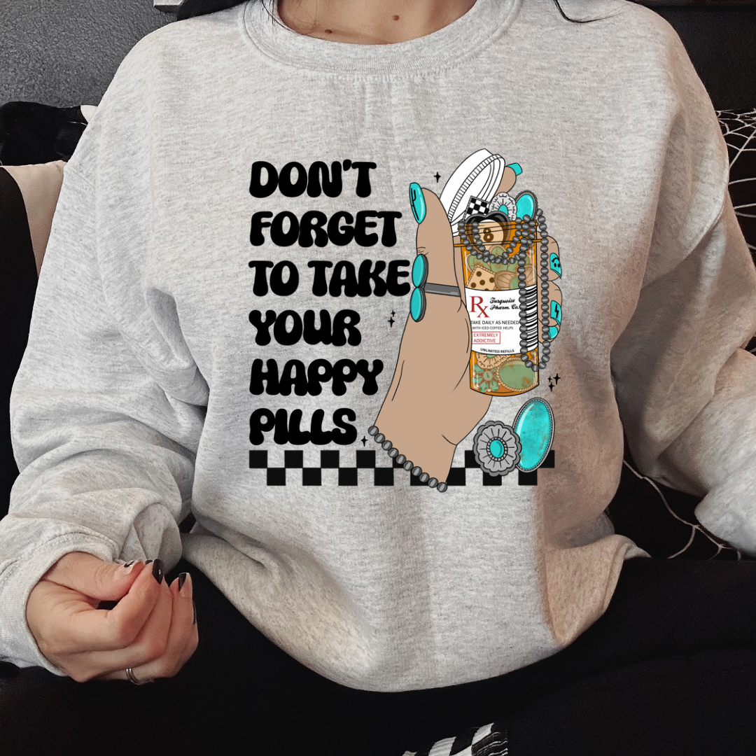 The Branded Roan - Happy Pills Crewneck