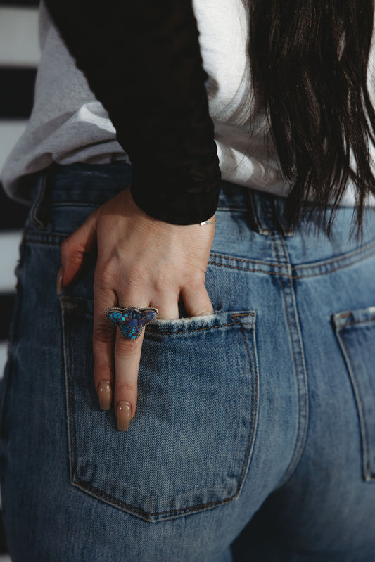 Purple Dream Cowhead Ring