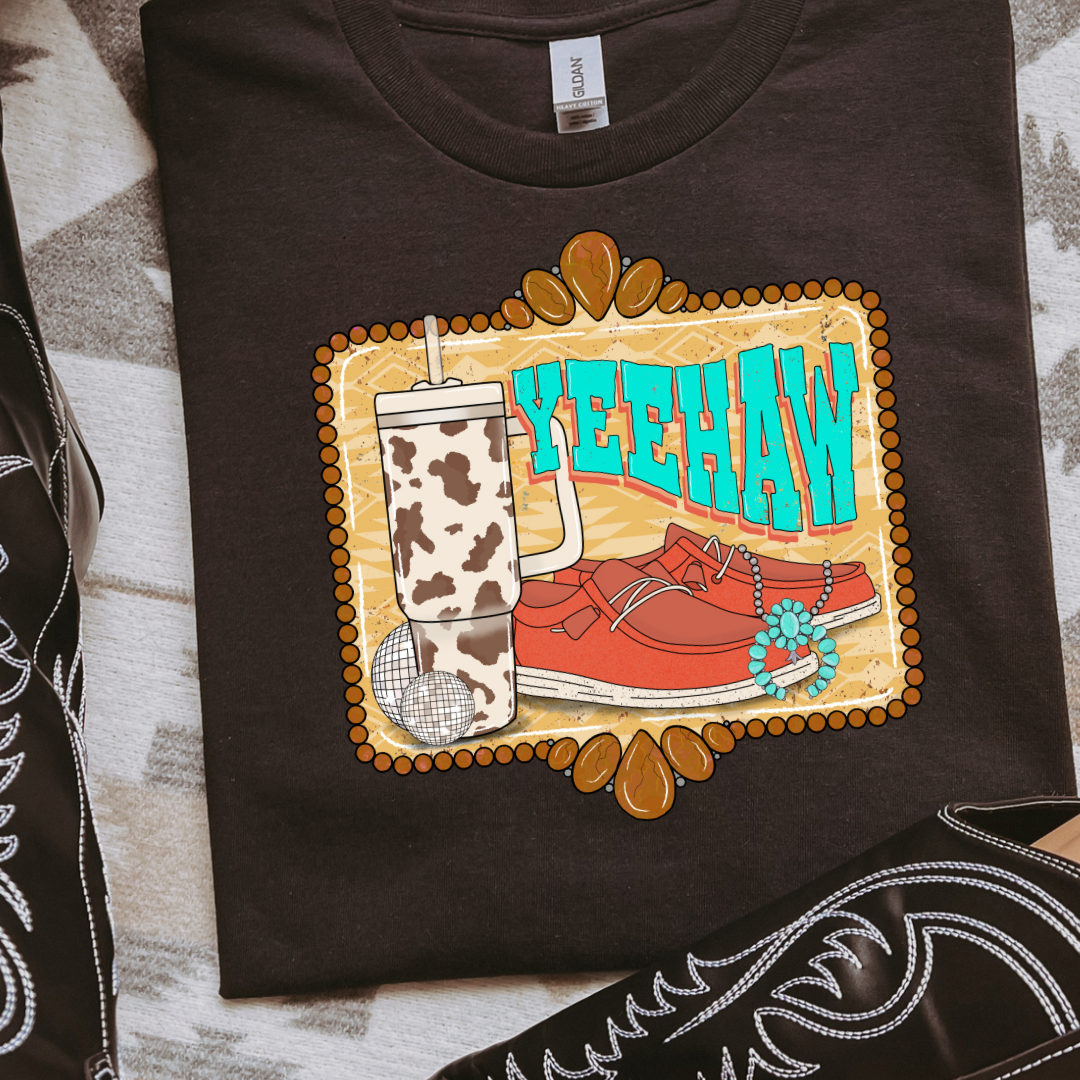 The Branded Roan - Yeehaw & Hey Dudes Tee