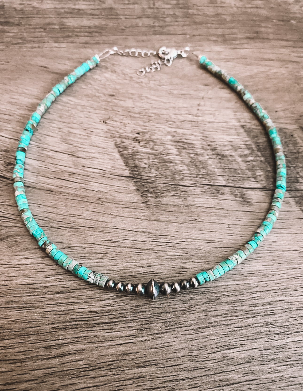 The Bijoux Fab - Veracite Turquoise W/ Navajo Pearls