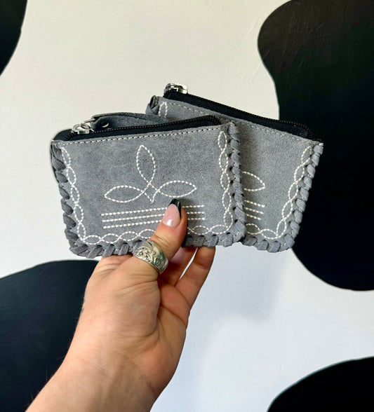 The Branded Roan - Boot Stitch Coin Wallet