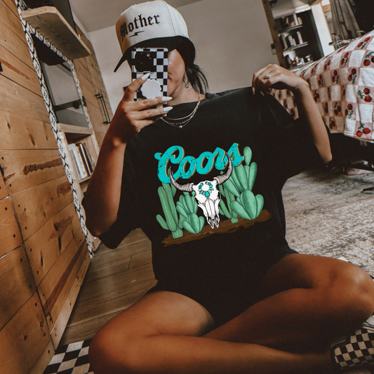 The Branded Roan - Cactus Coors Tee