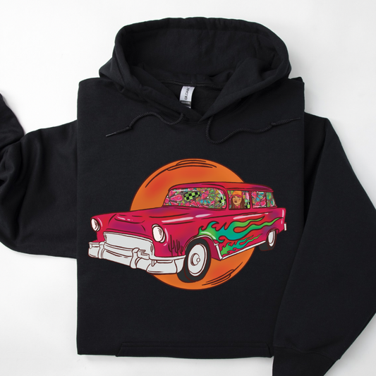 The Branded Roan - Turquoise Wagon Hoodie