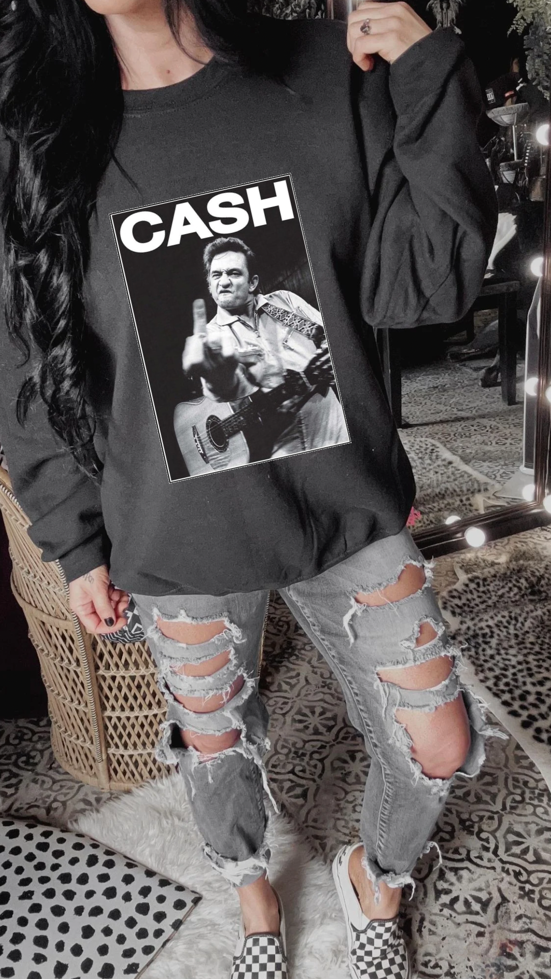 The Branded Roan - CASH Crewneck