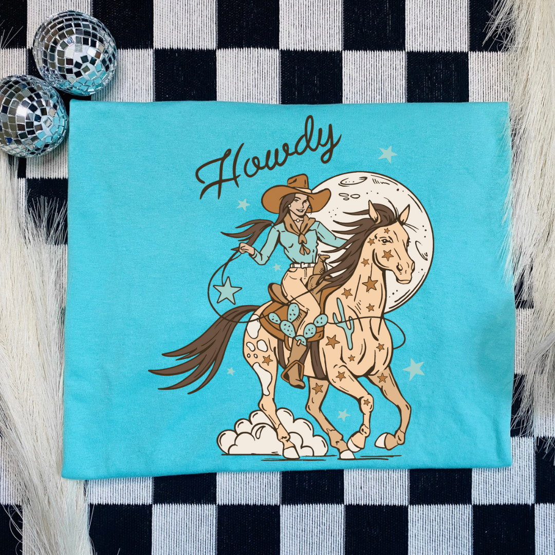 The Branded Roan - Howdy Tee