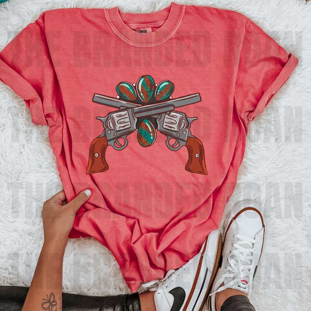 Guns & Turquoise Tee