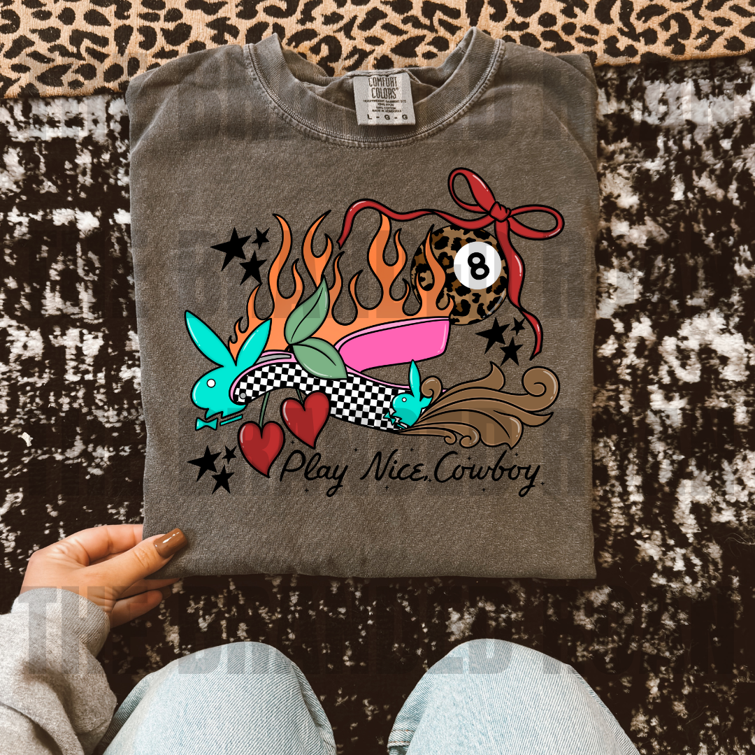 Play Nice Cowboy Tee