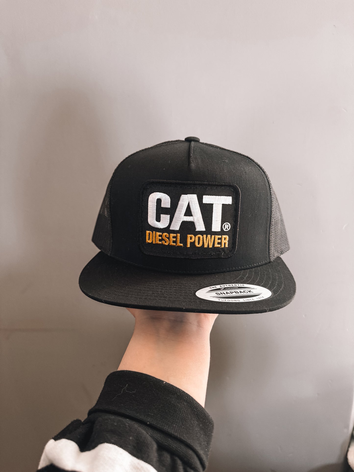 The Branded Roan - Black Diesel Cat Cap