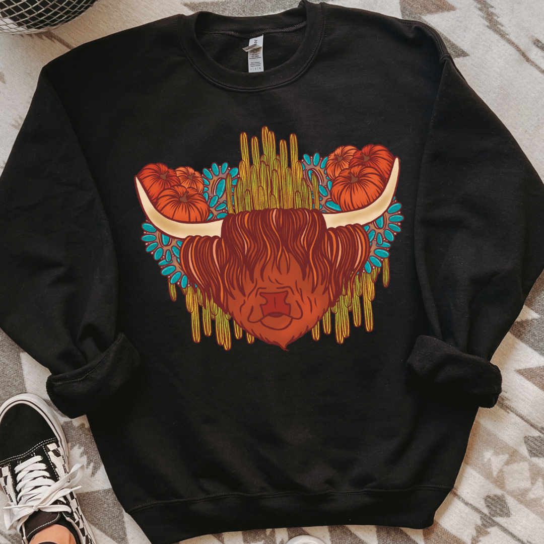 The Branded Roan - Fall Highland Crewneck