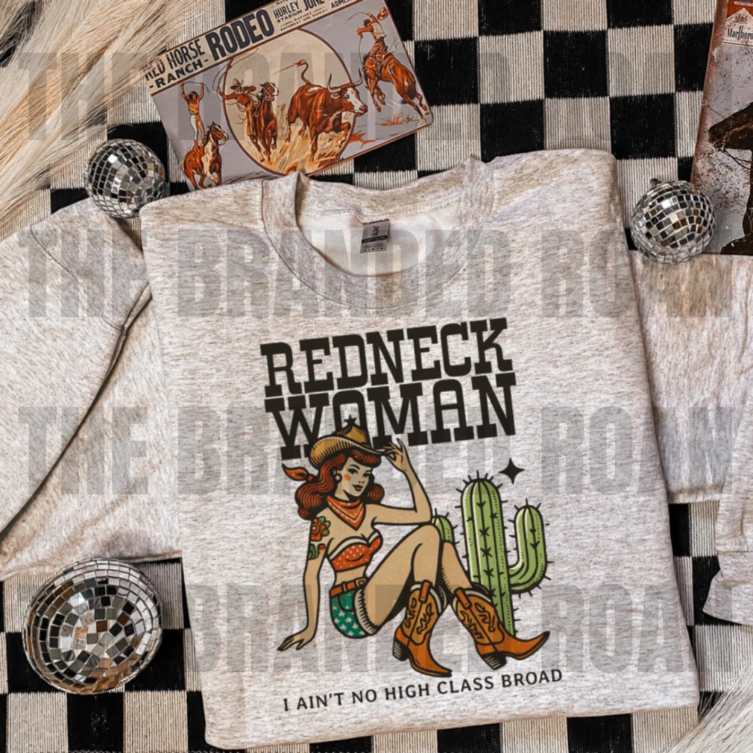 The Branded Roan - Redneck Women Crew