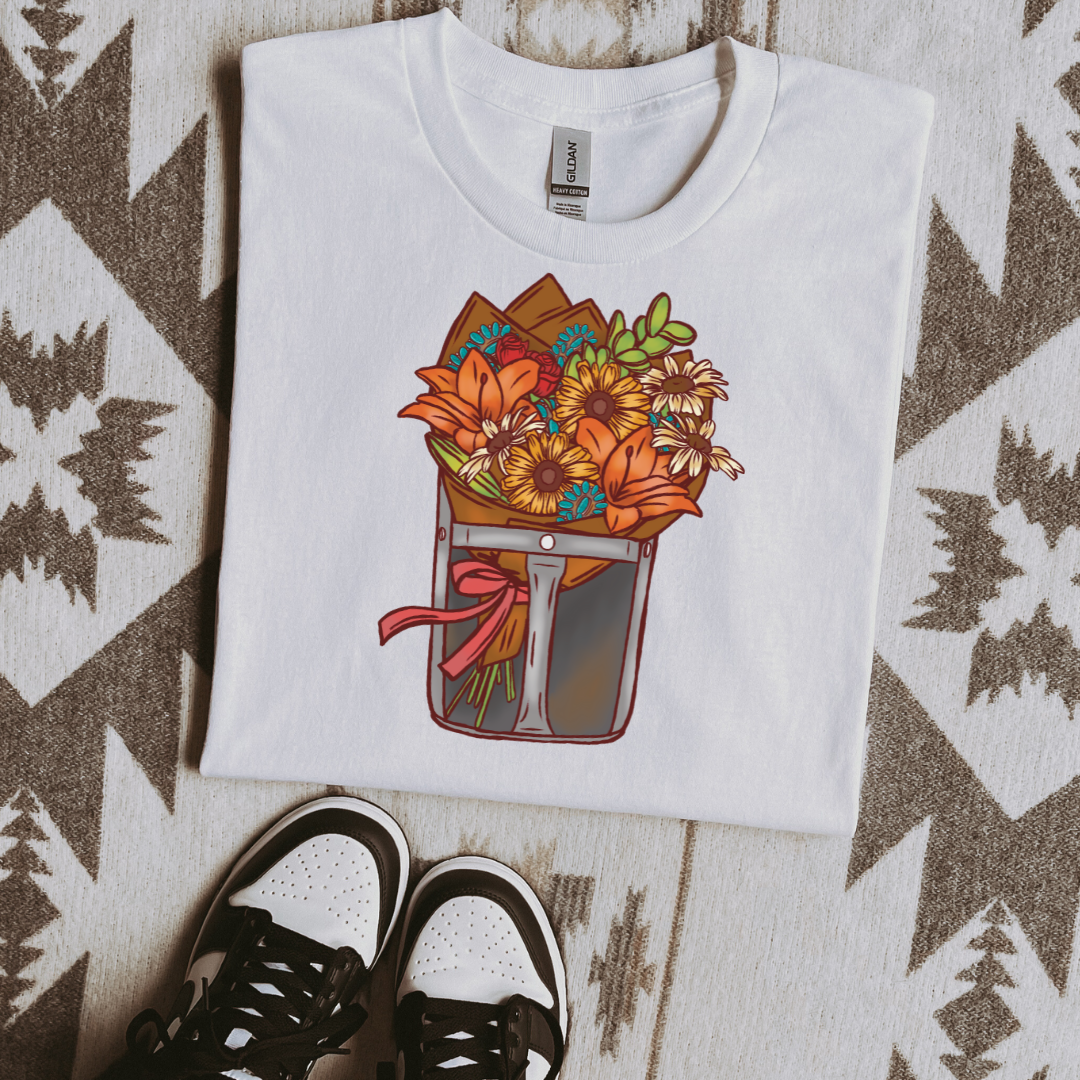 The Branded Roan - Ranch Bouquet Tee