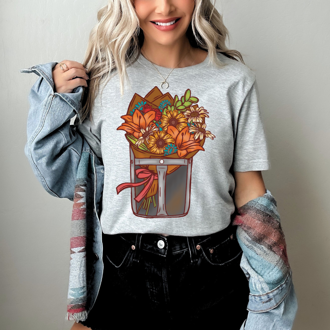 The Branded Roan - Ranch Bouquet Tee